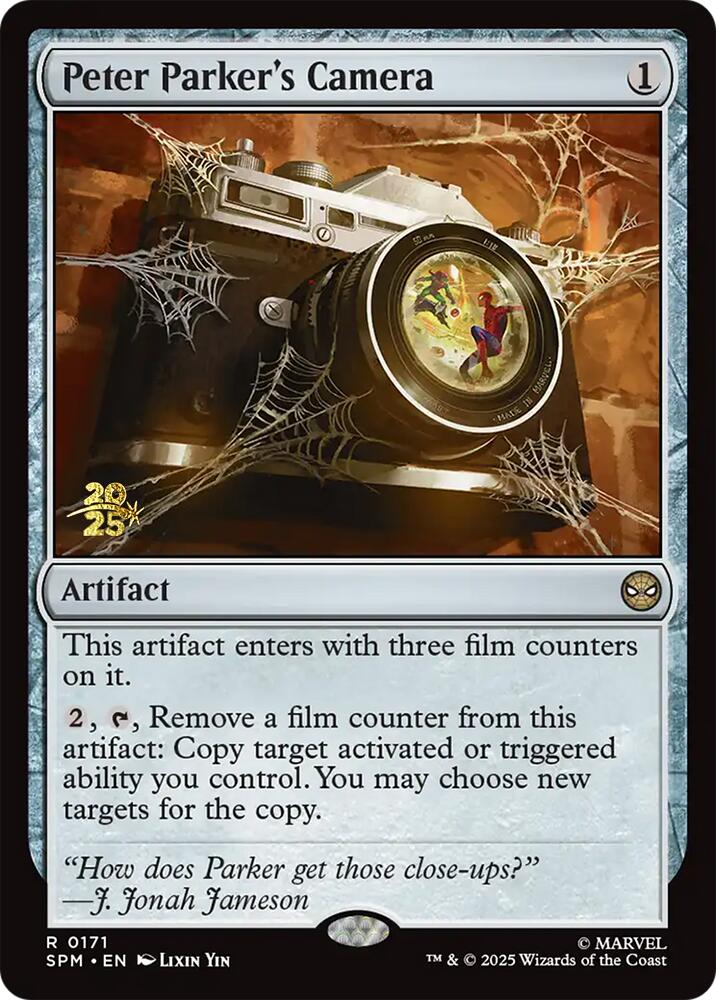 Peter Parker's Camera [Marvel's Spider-Man Prerelease Promos] | Exor Games Summserside
