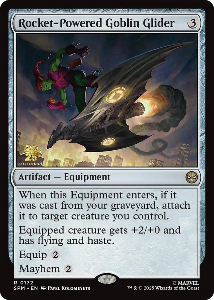 Rocket-Powered Goblin Glider [Marvel's Spider-Man Prerelease Promos] | Exor Games Summserside