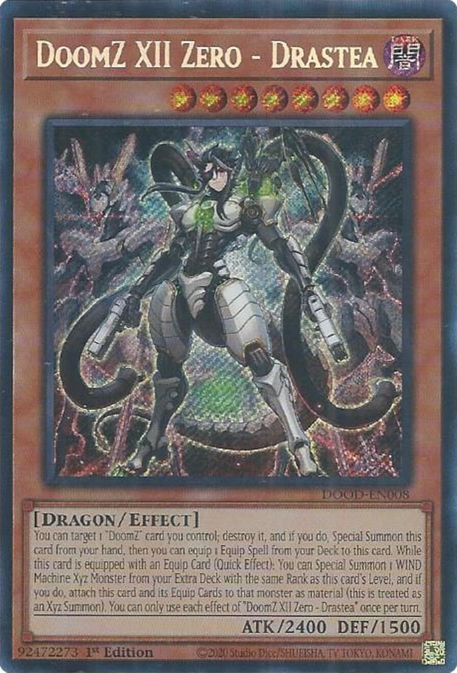 DoomZ XII Zero - Drastea [DOOD-EN008] Secret Rare | Exor Games Summserside