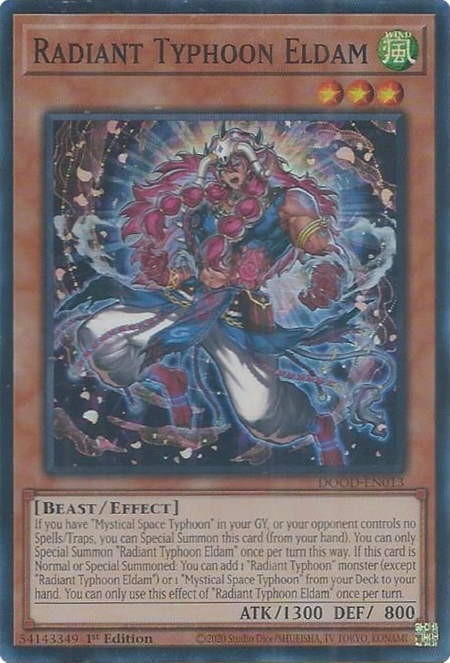Radiant Typhoon Eldam [DOOD-EN013] Super Rare | Exor Games Summserside