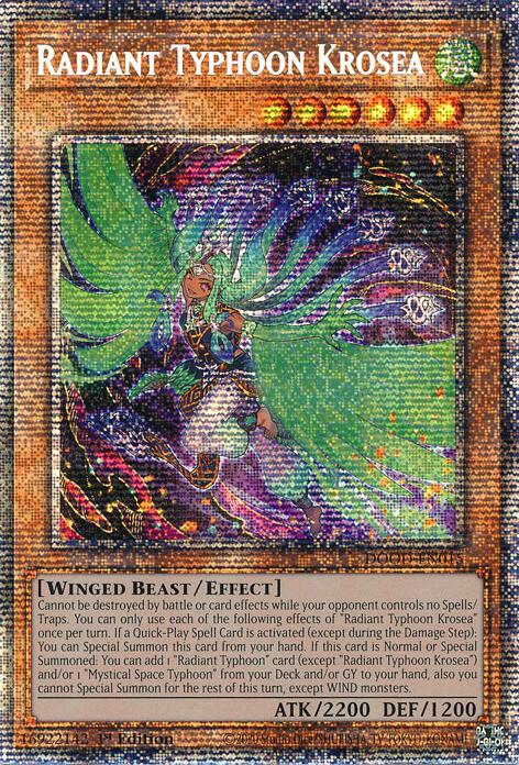 Radiant Typhoon Krosea (Starlight Rare) [DOOD-EN015] Starlight Rare | Exor Games Summserside