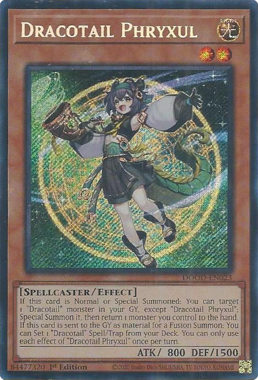 Dracotail Phryxul [DOOD-EN023] Secret Rare | Exor Games Summserside