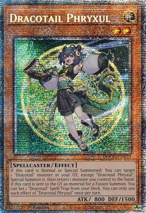 Dracotail Phryxul (Starlight Rare) [DOOD-EN023] Starlight Rare | Exor Games Summserside