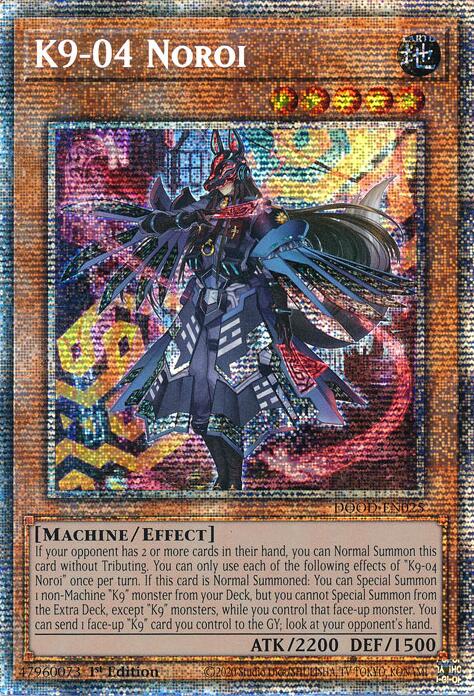 K9-04 Noroi (Starlight Rare) [DOOD-EN025] Starlight Rare | Exor Games Summserside