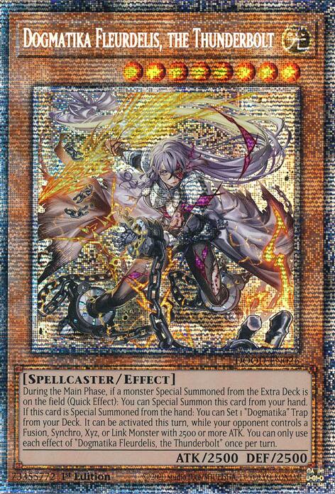 Dogmatika Fleurdelis, the Thunderbolt (Starlight Rare) [DOOD-EN026] Starlight Rare | Exor Games Summserside