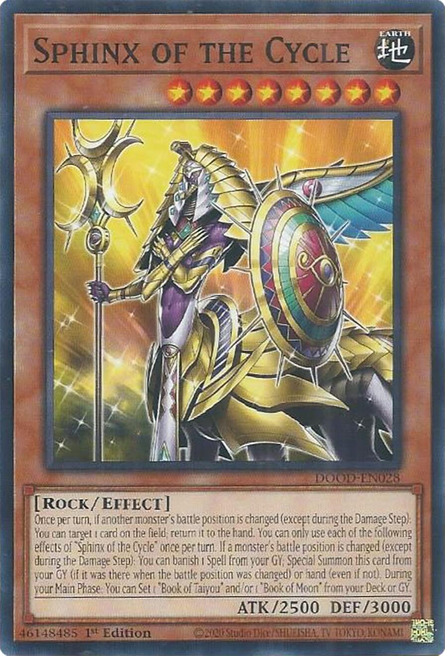 Sphinx of the Cycle [DOOD-EN028] Common | Exor Games Summserside