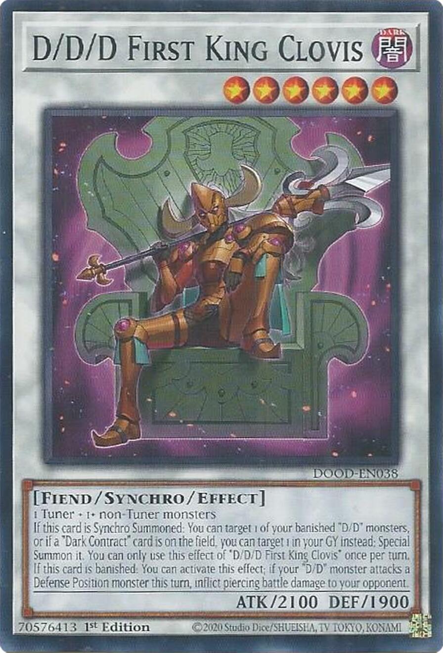 D/D/D First King Clovis [DOOD-EN038] Common | Exor Games Summserside