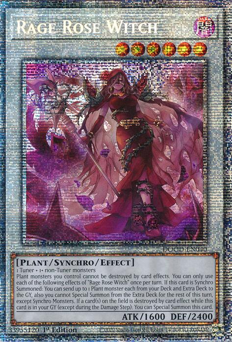 Rage Rose Witch (Starlight Rare) [DOOD-EN040] Starlight Rare | Exor Games Summserside