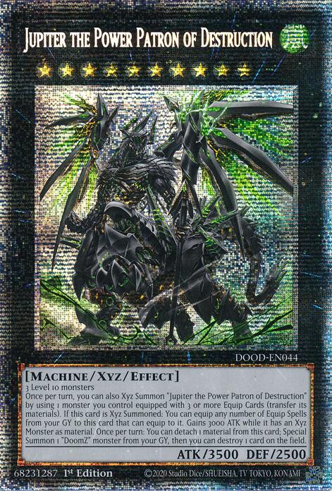 Jupiter the Power Patron of Destruction (Starlight Rare) [DOOD-EN044] Starlight Rare | Exor Games Summserside