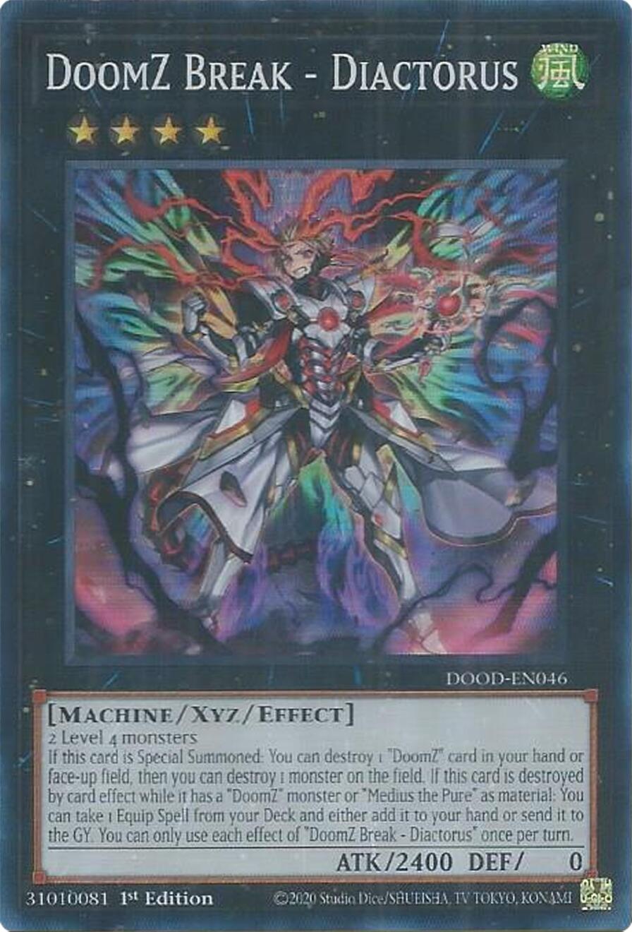 DoomZ Break - Diactorus [DOOD-EN046] Super Rare | Exor Games Summserside