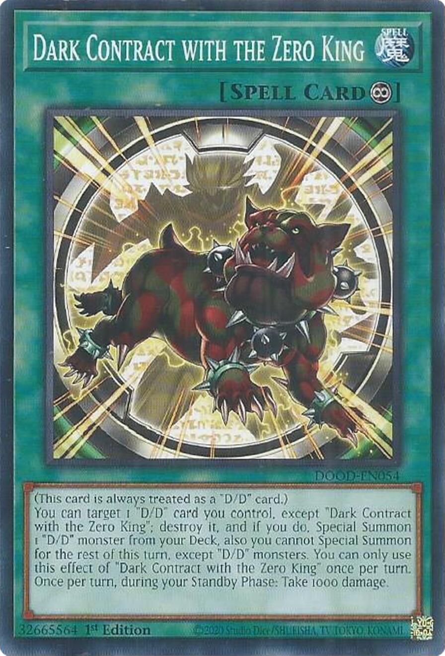 Dark Contract with the Zero King [DOOD-EN054] Common | Exor Games Summserside