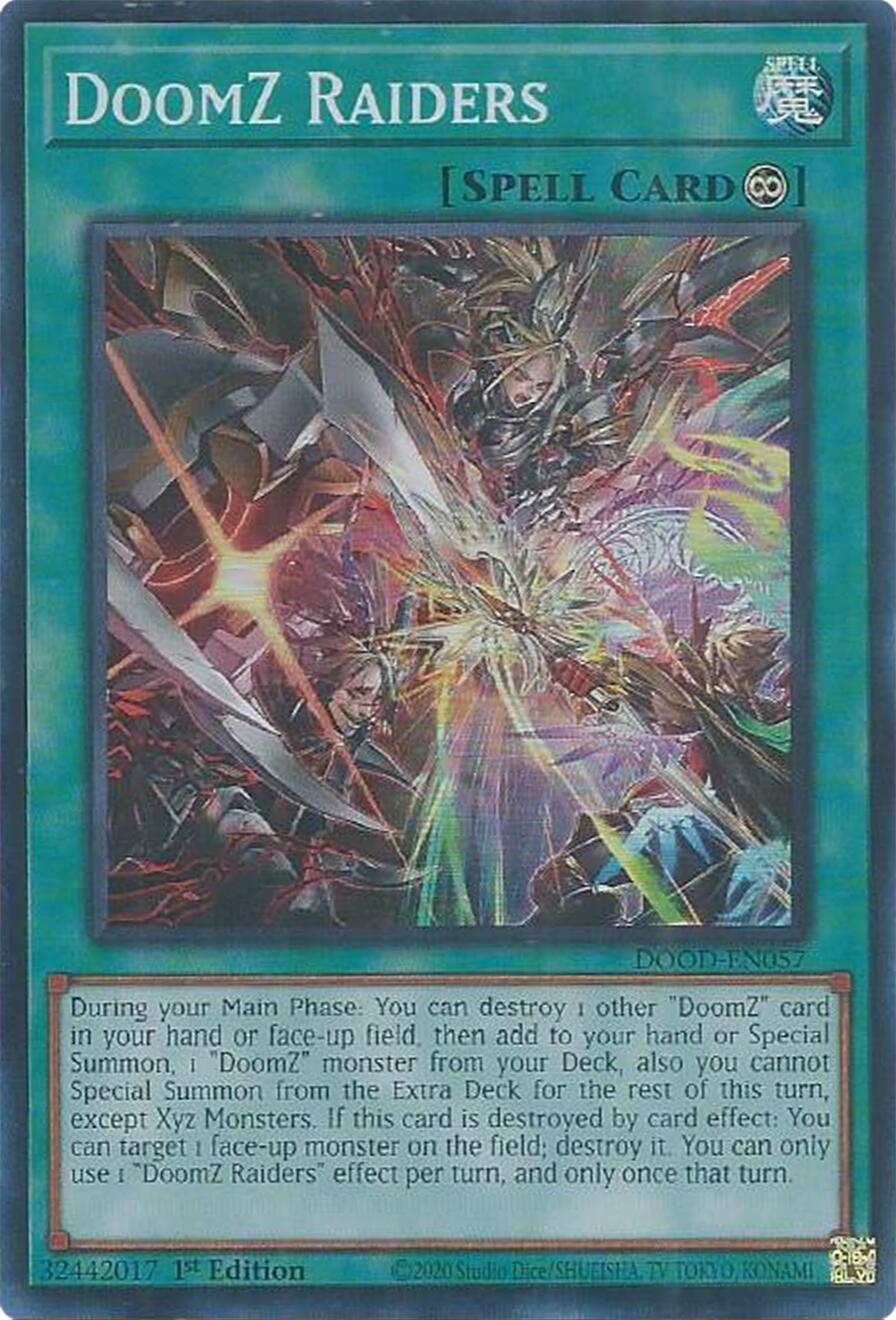 DoomZ Raiders [DOOD-EN057] Super Rare | Exor Games Summserside