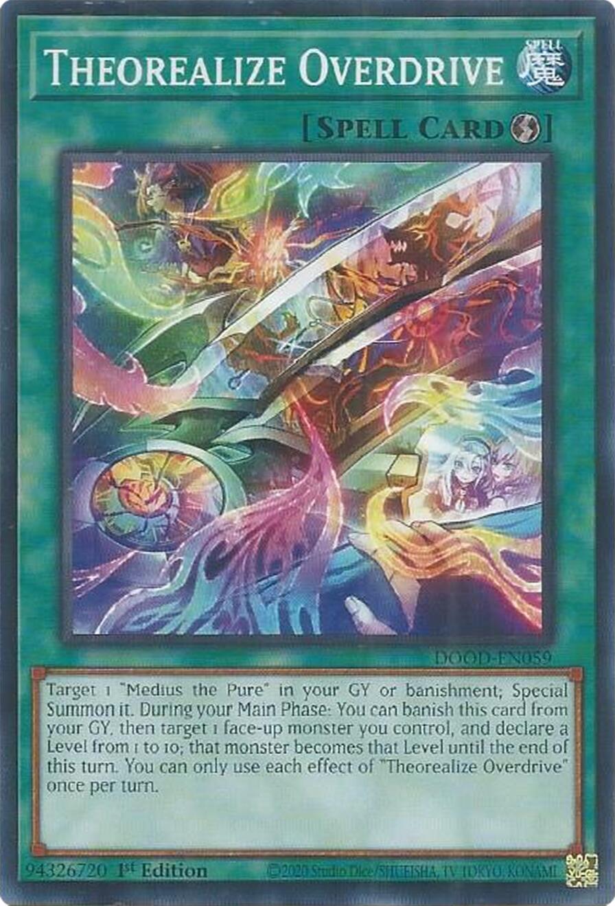 Theorealize Overdrive [DOOD-EN059] Common | Exor Games Summserside