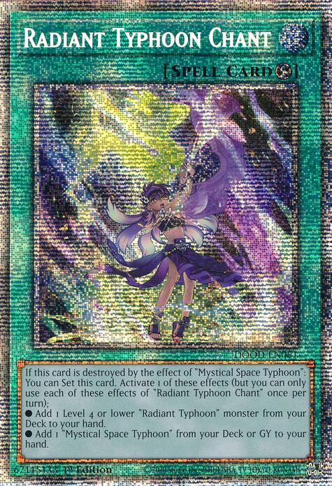 Radiant Typhoon Chant (Starlight Rare) [DOOD-EN061] Starlight Rare | Exor Games Summserside