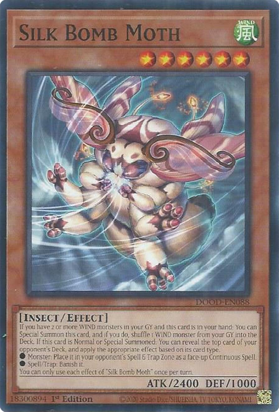 Silk Bomb Moth [DOOD-EN088] Common | Exor Games Summserside