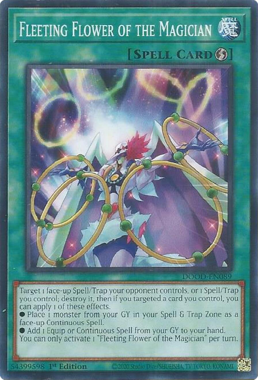 Fleeting Flower of the Magician [DOOD-EN089] Common | Exor Games Summserside
