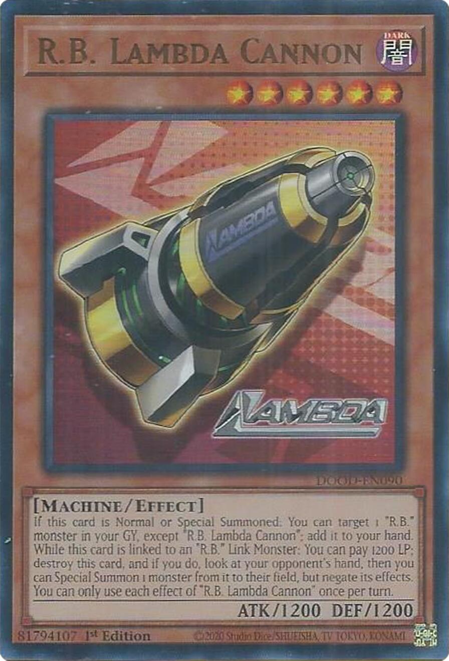 R.B. Lambda Cannon [DOOD-EN090] Ultra Rare | Exor Games Summserside