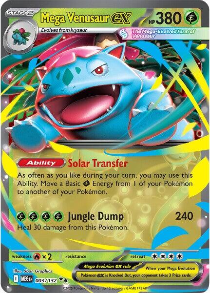 Mega Venusaur ex (003/132) [Mega Evolutions: Base Set] | Exor Games Summserside
