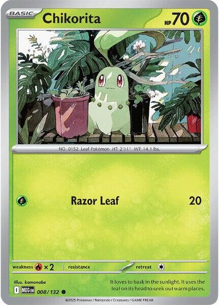 Chikorita (008/132) [Mega Evolution: Base Set] | Exor Games Summserside