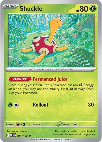 Shuckle (011/132) [Mega Evolution: Base Set] | Exor Games Summserside