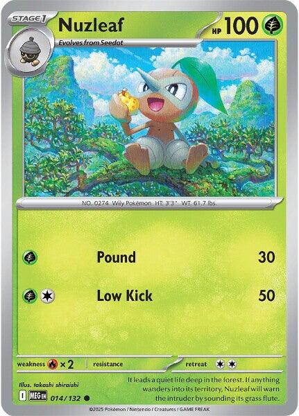 Nuzleaf (014/132) [Mega Evolutions: Base Set] | Exor Games Summserside