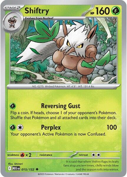 Shiftry (015/132) [Mega Evolution: Base Set] | Exor Games Summserside