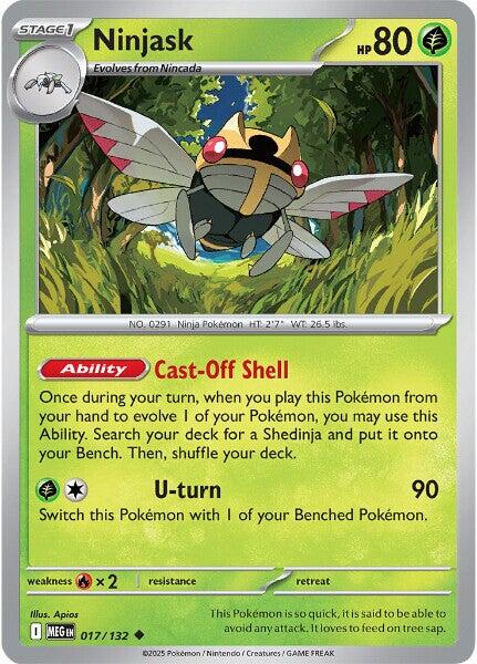 Ninjask (017/132) [Mega Evolution: Base Set] | Exor Games Summserside