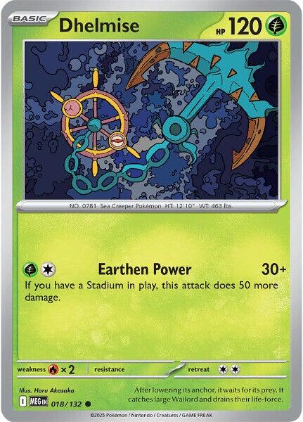 Dhelmise (018/132) [Mega Evolution: Base Set] | Exor Games Summserside