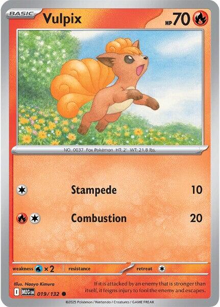 Vulpix (019/132) [Mega Evolution: Base Set] | Exor Games Summserside