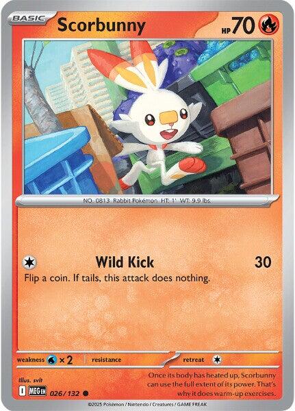 Scorbunny (026/132) [Mega Evolution: Base Set] | Exor Games Summserside