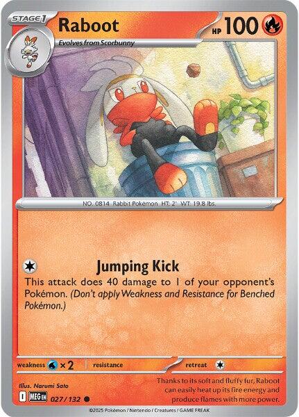 Raboot (027/132) [Mega Evolution: Base Set] | Exor Games Summserside