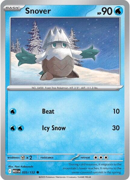 Snover (035/132) [Mega Evolution: Base Set] | Exor Games Summserside