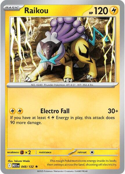 Raikou (048/132) [Mega Evolution: Base Set] | Exor Games Summserside