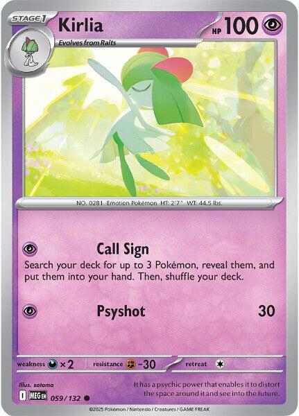 Kirlia (059/132) [Mega Evolution: Base Set] | Exor Games Summserside