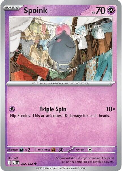 Spoink (062/132) [Mega Evolution: Base Set] | Exor Games Summserside