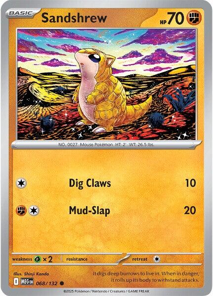 Sandshrew (068/132) [Mega Evolution: Base Set] | Exor Games Summserside