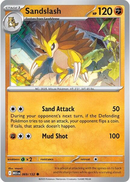 Sandslash (069/132) [Mega Evolution: Base Set] | Exor Games Summserside