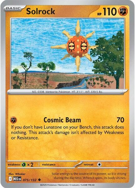 Solrock (075/132) [Mega Evolution: Base Set] | Exor Games Summserside