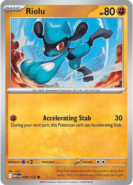 Riolu (076/132) [Mega Evolution: Base Set] | Exor Games Summserside