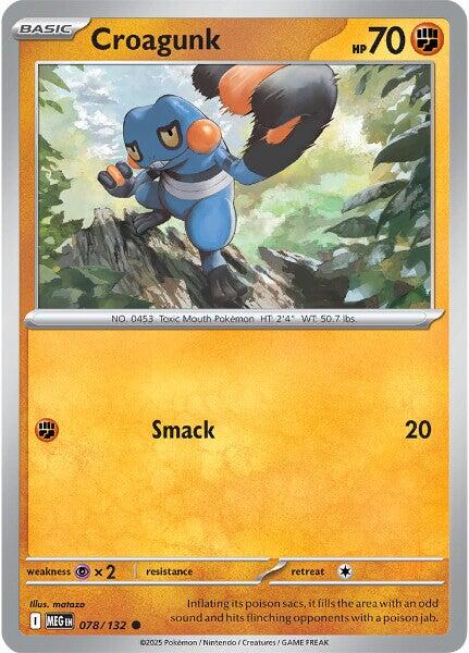 Croagunk (078/132) [Mega Evolution: Base Set] | Exor Games Summserside