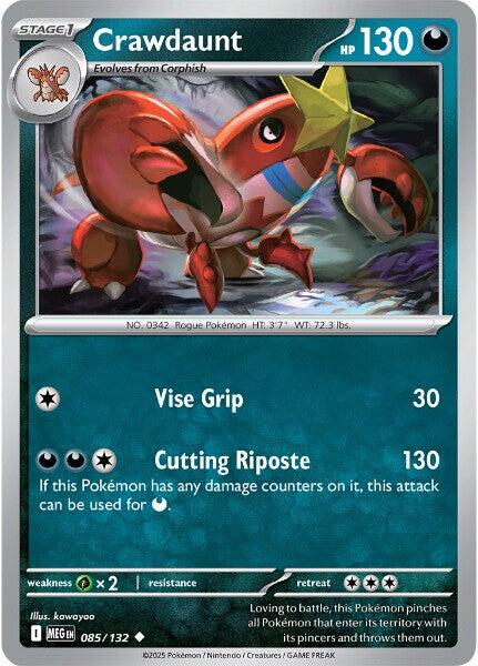 Crawdaunt (085/132) [Mega Evolution: Base Set] | Exor Games Summserside