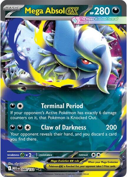 Mega Absol ex (086/132) [Mega Evolution: Base Set] | Exor Games Summserside