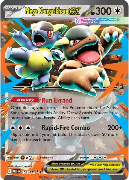 Mega Kangaskhan ex (104/132) [Mega Evolutions: Base Set] | Exor Games Summserside