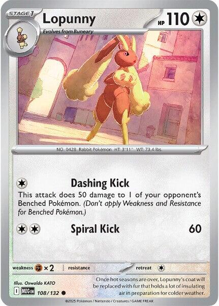 Lopunny (108/132) [Mega Evolution: Base Set] | Exor Games Summserside