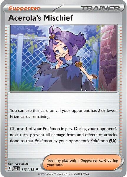 Acerola's Mischief (113/132) [Mega Evolutions: Base Set] | Exor Games Summserside