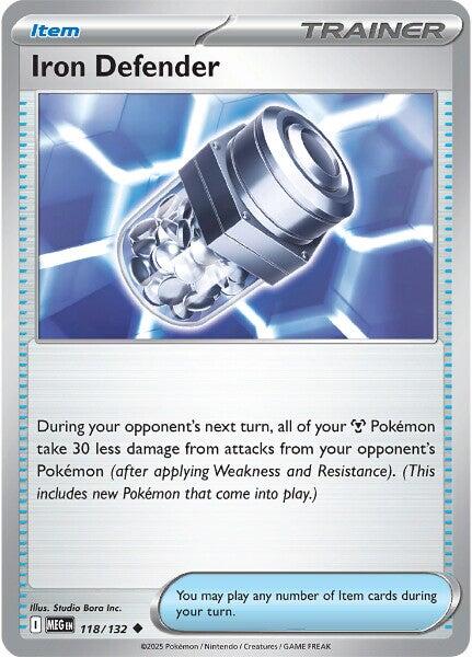 Iron Defender (118/132) [Mega Evolution: Base Set] | Exor Games Summserside