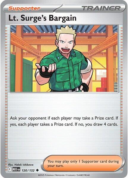 Lt. Surge's Bargain (120/132) [Mega Evolutions: Base Set] | Exor Games Summserside
