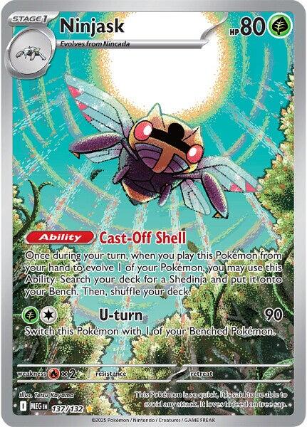 Ninjask (137/132) [Mega Evolutions: Base Set] | Exor Games Summserside