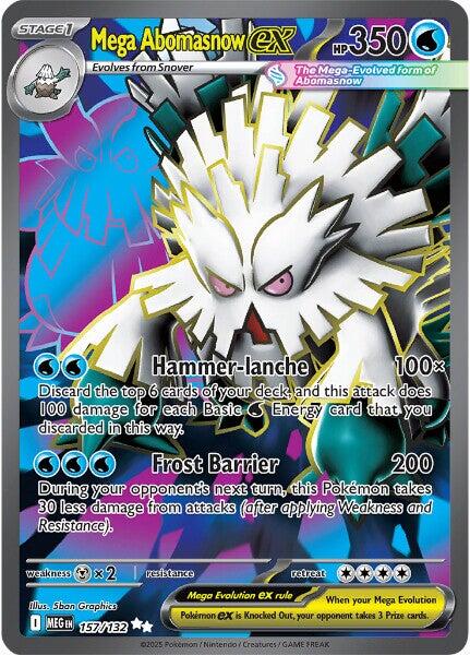 Mega Abomasnow ex (157/132) [Mega Evolution: Base Set] | Exor Games Summserside