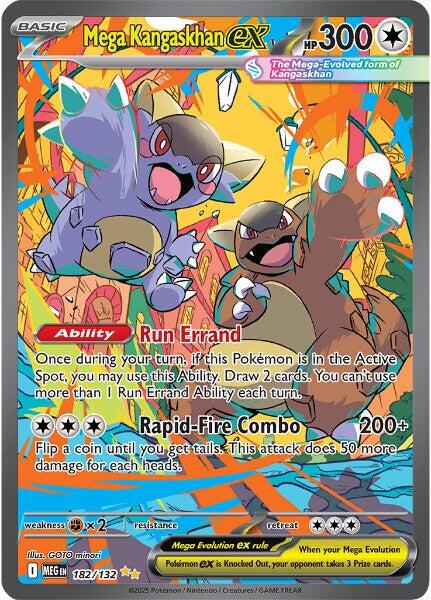 Mega Kangaskhan ex (182/132) [Mega Evolution: Base Set] | Exor Games Summserside